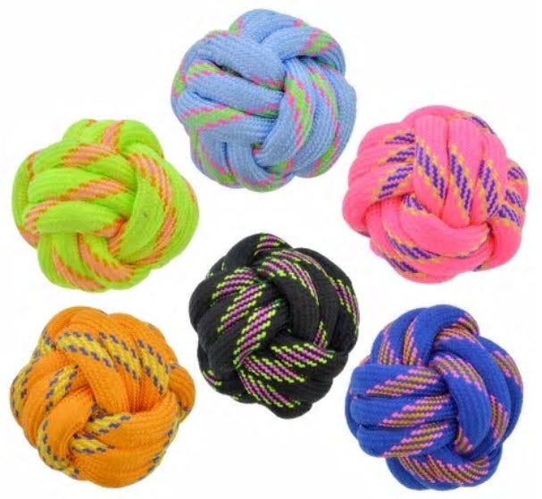 Colorful Rope Dog Toy (Ball)